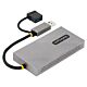 StarTech.com USB to Dual HDMI Adapter, USB A/C to 2x HDMI Displays (1x 4K30Hz, 1x 1080p), Integrated USB-A to C Dongle, 4in/11cm Cable, USB 3.0 to HDMI Display Adapter, Windows & macOS