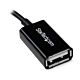 StarTech.com 5in Micro USB to USB OTG Host Adapter M/F