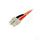 StarTech.com 2m Fiber Optic Cable - Multie Duplex 50/125 - LSZH Fiber Jumper Cord - LC/SC