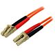 StarTech.com 2m Fiber Optic Cable - Multimode Duplex 50/125 - LSZH Fiber Jumper Cord - LC/LC