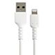 StarTech.com 12inch (30cm) Durable White USB-A to Lightning Cable - Heavy Duty Rugged Aramid Fiber USB Type A to Lightning Charger/Sync Power Cord - Apple MFi Certified iPad/iPhone 12