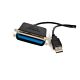 StarTech.com 6 ft USB to Parallel Printer Adapter - M/M