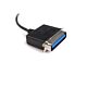 StarTech.com 6 ft USB to Parallel Printer Adapter - M/M