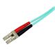 StarTech.com 2m (6ft) LC/UPC to SC/UPC OM3 Multie Fiber Optic Cable, Full Duplex 50/125µm cord Fiber Cable, 100G, Low Insertion Loss, LSZH Fiber Jumper Cord