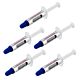 StarTech.com Thermal Paste, Pack of 5 Re-sealable Syringes (1.5g / each), Metal Oxide Compound, CPU Heat Sink Thermal Grease Paste