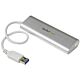 StarTech.com 4-Port USB Hub, USB A to 4x USB-A Ports, USB 5Gbps, Rugged Design, Bus-Powered, Portable Laptop USB 3.0 Hub