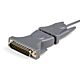 StarTech.com 3ft (91cm) 1-Port USB to Serial Cable, DB9/DB25 RS232 to USB Converter, Prolific, USB to Serial Adapter