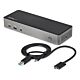 StarTech.com USB-C & USB-A Dock - Hybrid Universal Triple Monitor Laptop Docking Station DisplayPort & HDMI 4K 60Hz - 85W Power Delivery, 6x USB Hub, GbE, Audio - USB 3.1 Gen 2 10Gbps - TAA