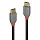 Lindy 2m USB 2.0 Type C to C Cable, Anthra Line