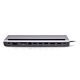 C2G USB-C 10-in-1 Triple Display Docking Station with HDMI, DisplayPort, VGA, Ethernet, USB, SD Card Reader, 3.5mm Audio and Power Delivery up to 100W - 4K 30Hz