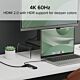 Plugable Technologies USB C Hub Multiport Adapter, 4 in 1, 100W Pass Through Charging, USB C to HDMI 4K 60Hz, Multi USB Port Hub for Windows, Mac, Ipad Pro, Chromebook, Thunderbolt (USBC-4IN1)