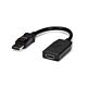 StarTech.com DisplayPort to HDMI Adapter - DP to HDMI Adapter/Video Converter - 1080p - VESA Certified - DP to HDMI Monitor/Display/Projector Adapter Dongle - Passive - Latching DP Connector