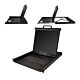 StarTech.com Rackmount KVM Console - Single Port VGA KVM with 19" LCD Monitor for Server Rack - Fully Featured Universal 1U LCD KVM Drawer w/Cables & Hardware - USB Support - 50,000 MTBF