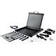 StarTech.com Rackmount KVM Console - Single Port VGA KVM with 19" LCD Monitor for Server Rack - Fully Featured Universal 1U LCD KVM Drawer w/Cables & Hardware - USB Support - 50,000 MTBF