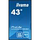 iiyama LH4341UHS-B2 Signage Display 108 cm (42.5") LCD 500 cd/m² 4K Ultra HD Built-in processor Android 8.0 18/7