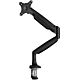 StarTech.com Desk Mount Monitor Arm - Heavy Duty Ergonomic VESA Monitor Arm - Single 9kg Display - Full Motion, Height Adjustable, Articulating - Aluminum - C-Clamp/Gmet- Black