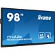 iiyama TE9812MIS-B3AG Signage Display Kiosk design 2.49 m (98") LCD Wi-Fi 400 cd/m² 4K Ultra HD Black Touchscreen Built-in processor Android 11 24/7