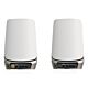NETGEAR Orbi Quad-band RBKE963 AXE11000 WiFi 6E Mesh System Quad-band (2.4 GHz / 5 GHz-1 / 5 GHz-2 / 6 GHz) Wi-Fi 6 (802.11ax) Grey, White 16 Internal