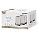NETGEAR Orbi Quad-band RBKE963 AXE11000 WiFi 6E Mesh System Quad-band (2.4 GHz / 5 GHz-1 / 5 GHz-2 / 6 GHz) Wi-Fi 6 (802.11ax) Grey, White 16 Internal