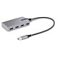 StarTech.com 4-Port USB Hub - USB 3.0 5Gbps, Bus Powered, USB-A to 4x USB-A Hub w/ Optional Auxiliary Power Input - Portable Desktop/Laptop USB Hub, 1ft/30cm Cable, USB Expansion Hub