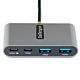 StarTech.com 4-Port USB-C Hub with 100W Power Delivery Pass-Through - 2x USB-A + 2x USB-C - USB 3.0 5Gbps - 1ft (30cm) Long Cable - Portable USB Type-C to USB-A/C Hub