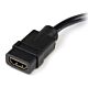 StarTech.com 8in HDMI to DVI-D Video Cable Adapter - HDMI Female to DVI Male