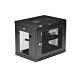 StarTech.com 2-Post 9U Wall Mount Network Cabinet with 1U Shelf, 19" Wall-Mounted Server Rack for Data / Networking / AV / Electronics / Computer Equipment, Small Vented Rack Enclosure