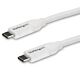 StarTech.com USB-C to USB-C Cable w/ 5A PD - M/M - White - 4 m (13 ft.) - USB 2.0 - USB-IF Certified