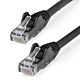StarTech.com 5m CAT6 Ethernet Cable - LSZH (Low Smoke Zero Halogen) - 10 Gigabit 650MHz 100W PoE RJ45 10GbE UTP Network Patch Cord Snagless with Strain Relief - Black, CAT 6, ETL Verified, 24AWG