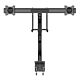 StarTech.com Desk Mount Dual Monitor Arm - Ergonomic Dual Monitor VESA Mount 32" (17.6lb) Displays - Crossbar Handle for Synchronized Full Motion - Height Adjustable - C-Clamp/Gmet