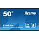 iiyama 50" 4K UHD Professional Digital Signage 24/7 display featuring Android OS, FailOver and Intel® SDM slot