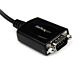 StarTech.com 6ft (1.8m) 1-Port Professional USB to Serial Adapter Cable with COM Retention, USB to RS232 Adapter - TAA