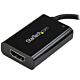 StarTech.com USB C to HDMI 2.0 Adapter with Power Delivery - 4K 60Hz USB Type-C to HDMI Display Video Converter - 60W PD Pass-Through Charging Port - Thunderbolt 3 Compatible - Black