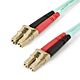 StarTech.com 1m (3ft) LC/UPC to LC/UPC OM4 Multie Fiber Optic Cable, 50/125µm LOMMF/VCSEL cord Fiber, 100G, Low Insertion Loss - LSZH Fiber Jumper Cord