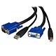 StarTech.com 6 ft 2-in-1 USB KVM Cable
