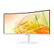 Samsung LS34C650TAU Computer Monitor 86.4 cm (34") 3440 x 1440 pixels 4K Ultra HD LED White