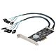 StarTech.com 8 Port SATA PCIe Card - PCI Express 6Gbps SATA Expansion Adapter Card with 4 Host Controllers - SATA PCIe Controller Card - PCI-e x4 Gen 2 to SATA III - SATA HDD/SSD