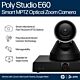 Poly Studio E60 Smart Camera 4K MPTZ with 12x Optical Zoom