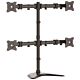 StarTech.com Quad-Monitor Desktop Stand - Articulating