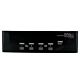 StarTech.com 4 Port DVI VGA Dual Monitor KVM Switch USB with Audio & USB 2.0 Hub