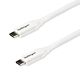StarTech.com USB-C to USB-C Cable w/ 5A PD - M/M - White - 2 m (6 ft.) - USB 2.0 - USB-IF 
