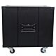 StarTech.com 4-Post 9U Mobile Open Frame Server Rack, Four Post Network Rack with Wheels, 19" Rolling Rack for Home/Office Narrow Floor Spaces, Small Data Rack for Computer/AV/IT Equipment - TAA Compliant