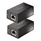 StarTech.com 150m (492ft) USB 2.0 Extender over Cat5e/Cat6 Ethernet Cable, Externally Powered USB Extender via RJ45/Network Cable, USB Over Ethernet Cable Extender/Adapter