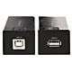 StarTech.com 150m (492ft) USB 2.0 Extender over Cat5e/Cat6 Ethernet Cable, Externally Powered USB Extender via RJ45/Network Cable, USB Over Ethernet Cable Extender/Adapter