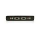 StarTech.com 4 Port Black USB KVM Switch Kit with Cables and Audio