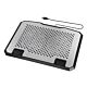 Hama Aluminium laptop cooling pad 39.6 cm (15.6") Black