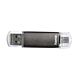Hama Laeta Twin 16GB USB flash drive USB Type-A 2.0 Grey
