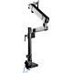 StarTech.com Desk Mount Monitor Arm with 2x USB 3.0 Ports, Full Motion Single Monitor Mount, up to 34" (17.6lb/8kg) VESA Display, Clamp/Gmet Mount, Mechanical Spring