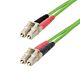 StarTech.com 2m (6.6ft) LC to LC (UPC) OM5 Multie Fiber Optic Cable, 50/125µm Duplex LOMMF cord, VCSEL, 40G/100G, LSZH Fiber Jumper Cord