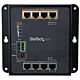 StarTech.com Industrial 8 Port Gigabit PoE Switch - 4 x PoE+ 30W - Power Over Ethernet - Hardened GbE Layer/L2 Managed Switch - Rugged High Power Gigabit Network Switch IP-30/-40C to +75C - TAA